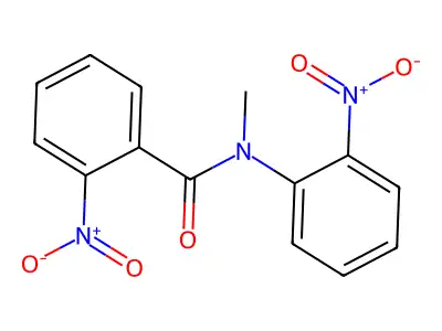 Benzamide, N-methyl-2-nitro-N-(2-nitrophenyl)- structure