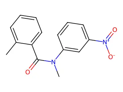 N,2-dimethyl-N-(3-nitrophenyl)benzamide structure