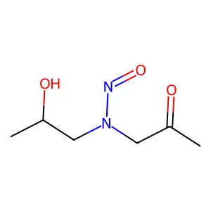 1-((2-Hydroxypropyl)nitrosoamino)-2-propanone structure