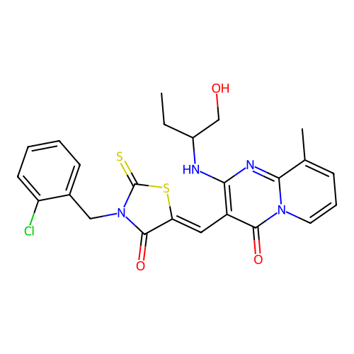 C24H23ClN4O3S2 structure