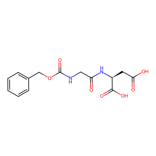 Z-Gly-asp-OH structure