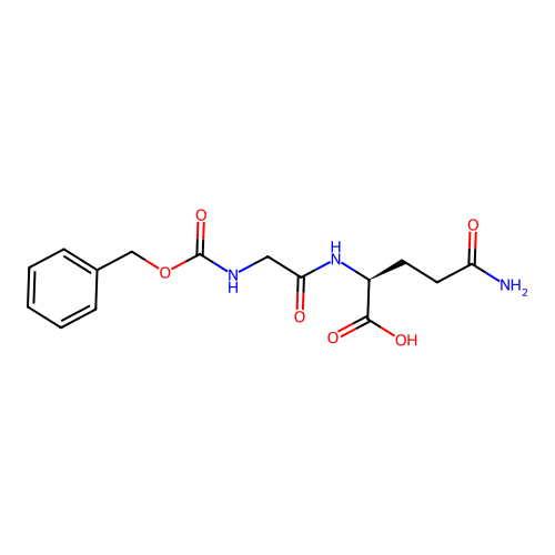 Z-Gly-gln-OH structure
