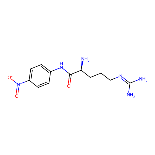 Arginine p-nitroanilide structure