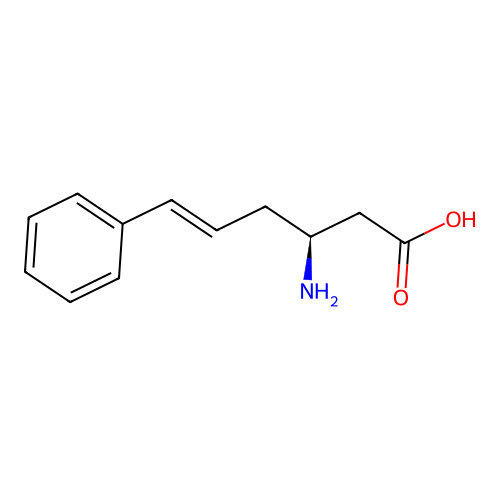 (S,E)-3-Amino-6-phenylhex-5-enoic acid structure