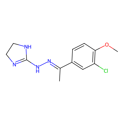 C12H15ClN4O structure