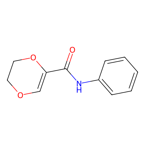 1,4-Dioxin-2-carboxamide, 5,6-dihydro-N-phenyl- structure