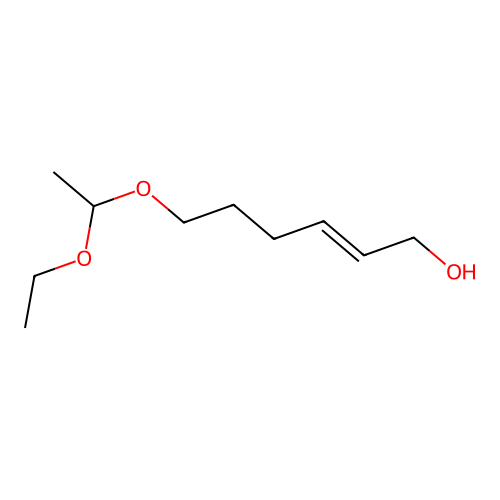 2-Hexen-1-ol, 6-(1-ethoxyethoxy)-, (2E)- structure