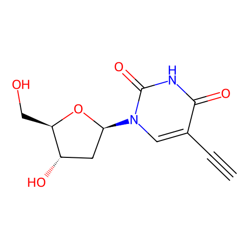 5-乙炔基-2'-脱氧尿苷 structure