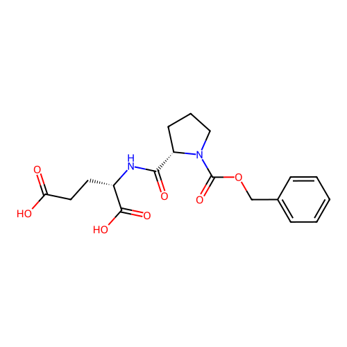 N-carbobenzoxyprolylglutamic acid structure