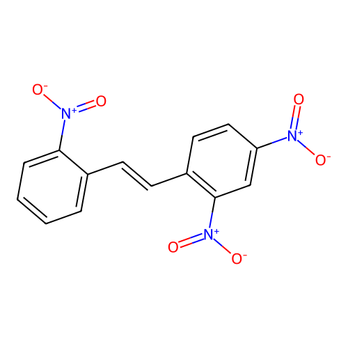 Benzene,2,4-dinitro-1-[2-(2-nitrophenyl)ethenyl]- structure