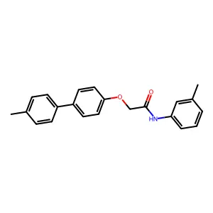 N-(3-methylphenyl)-2-[4-(4-methylphenyl)phenoxy]acetamide structure