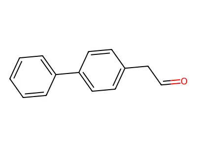 Biphenyl-4-ylacetaldehyde structure