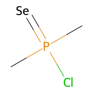 二甲基磷硒酰氯 structure