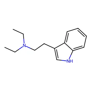 二乙基色胺 structure