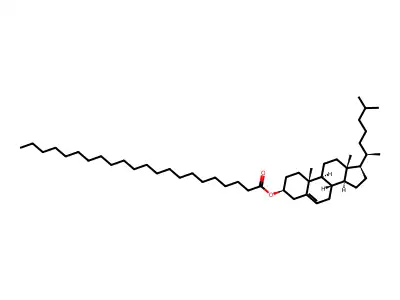 3beta-Hydroxy-5-cholestene 3-docosanoate structure