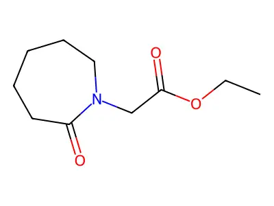 Ethyl 2-(2-oxoazepan-1-yl)acetate structure