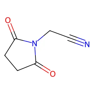2-(2,5-Dioxopyrrolidin-1-yl)acetonitrile structure