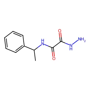 (S)-2-Hydrazinyl-2-oxo-N-(1-phenylethyl)acetamide structure