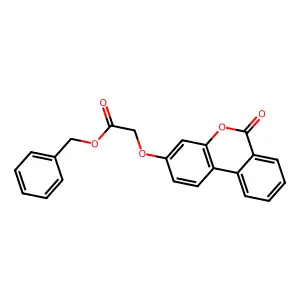 benzyl [(6-oxo-6H-benzo[c]chromen-3-yl)oxy]acetate structure