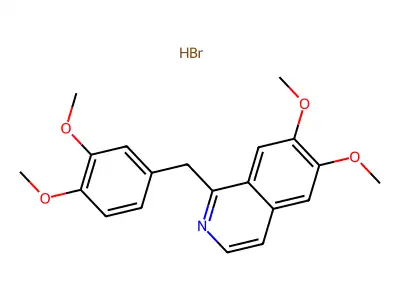 Papaverine hydrobromide structure