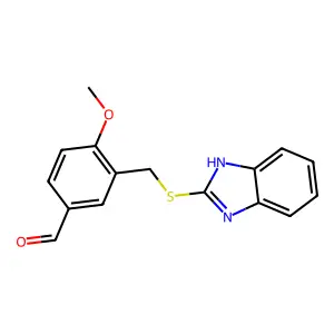 3-[(1H-Benzimidazol-2-ylthio)methyl]-4-methoxybenzaldehyde structure