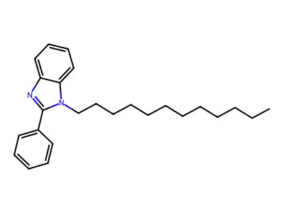 1-N-Dodecyl-2-phenylbenzimidazole structure