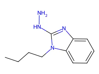 1-Butyl-2-hydrazino-1H-benzimidazole structure