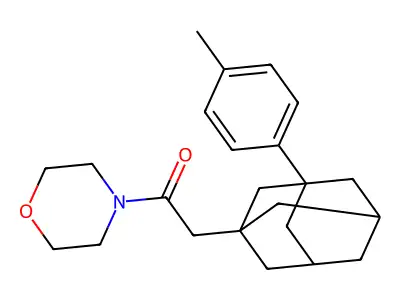 4-{[3-(4-Methylphenyl)-1-adamantyl]acetyl}morpholine structure