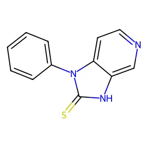 2H-Imidazo[4,5-c]pyridine-2-thione, 1,3-dihydro-1-phenyl- structure