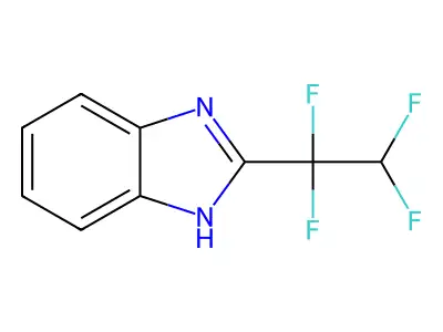 2-(1,1,2,2-tetrafluoroethyl)-1H-benzimidazole structure