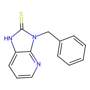 3-benzyl-3H-imidazo[4,5-b]pyridine-2-thiol structure