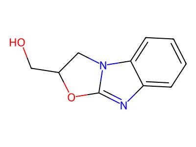 Benzimidazo(1,2-b)oxazole-2-methanol, 2,3-dihydro- structure