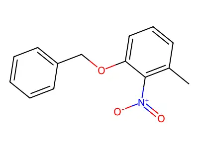 1-Benzyloxy-3-methyl-2-nitrobenzene structure