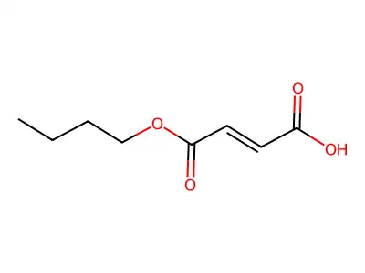 Monobutyl fumarate structure