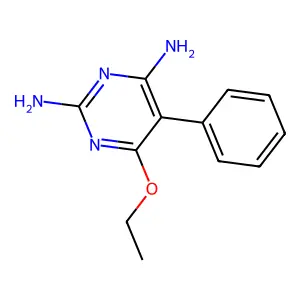 6-乙氧基-5-苯基嘧啶-2,4-二胺 structure