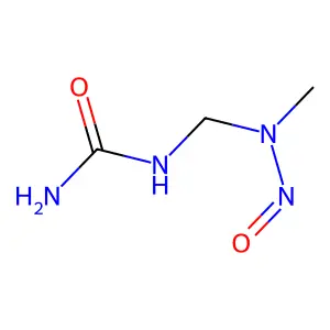 Urea, N-((methylnitrosoamino)methyl)- structure