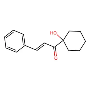 2-Propen-1-one, 1-(1-hydroxycyclohexyl)-3-phenyl- structure