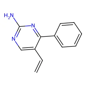 5-Ethenyl-4-phenylpyrimidin-2-amine structure