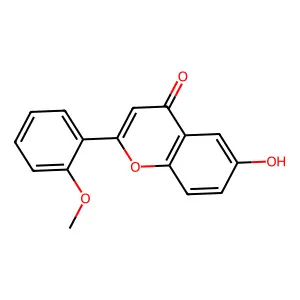 6-Hydroxy-2'-methoxyflavone structure