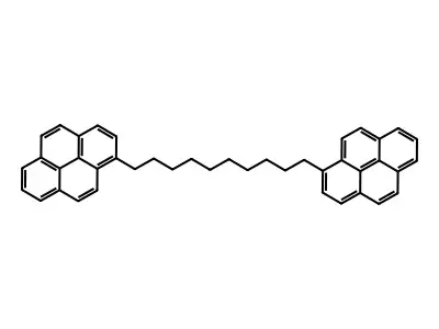 1-(10-Pyren-1-yldecyl)pyrene structure