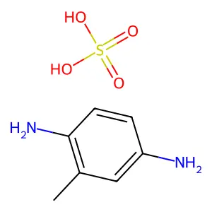 2,5-二氨基甲苯硫酸盐 structure