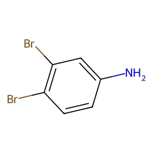 3,4-二溴苯胺 structure