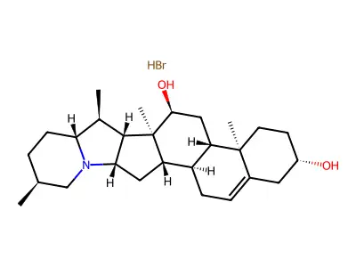 Rubijervine hydrobromide structure