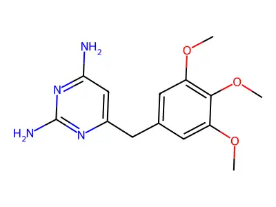 2,4-Diamino-6-(3,4,5-trimethoxybenzyl)pyrimidine structure