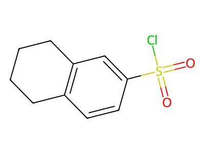 5,6,7,8-Tetrahydronaphthalene-2-sulfonyl chloride structure