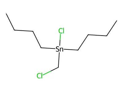 氯甲基二丁基氯化锡 structure