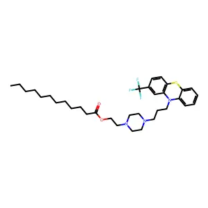 Fluphenazine dodecanoate structure
