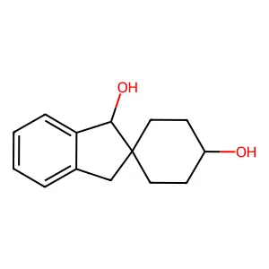 1',3'-Dihydrospiro[cyclohexane-1,2'-indene]-1',4-diol structure