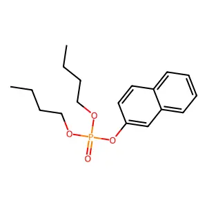 二丁基萘-2-基磷酸酯 structure
