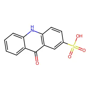 Acridon-2-sulfonsaure structure